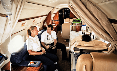 private medical plane UAE